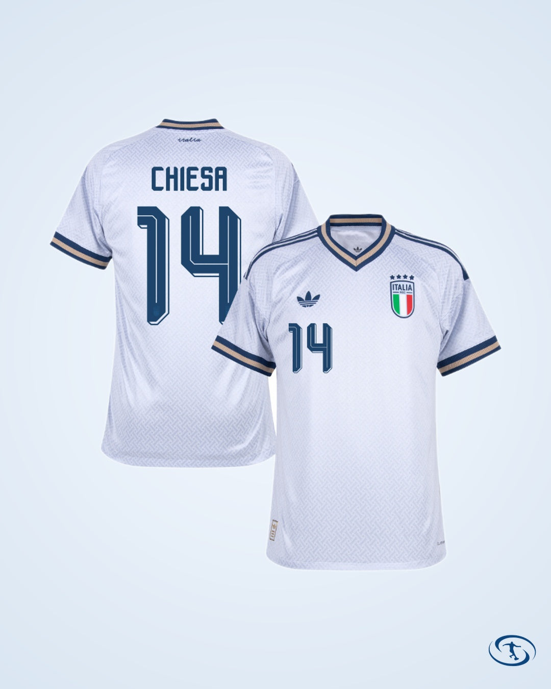 Italy Authentic Away Shirt 2026-2027 Player Version (Official Printing)