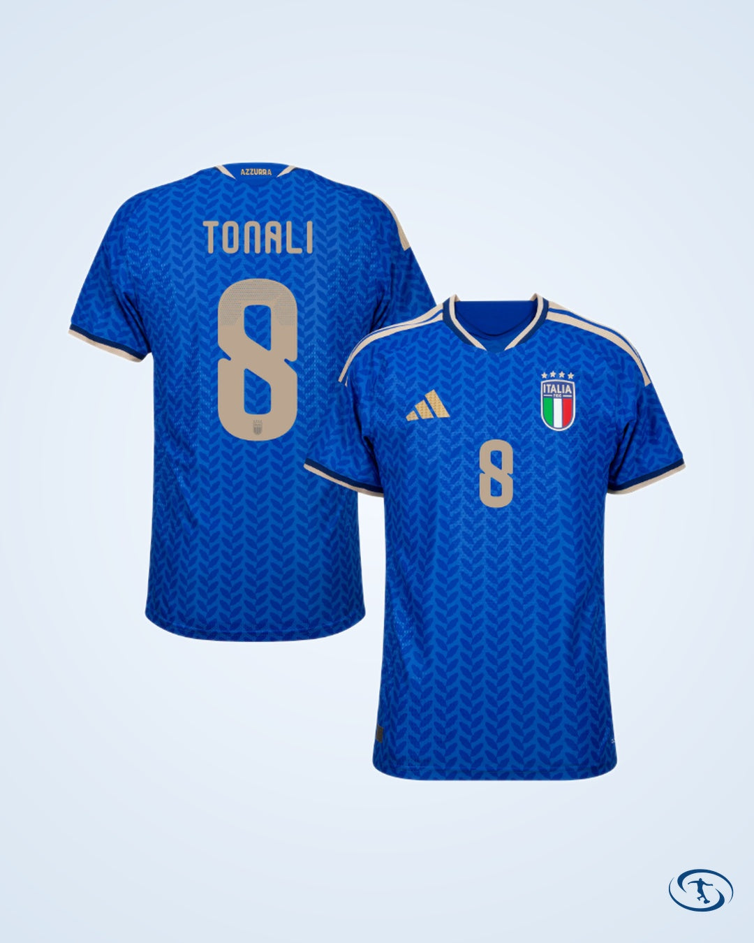 Italy Authentic Home Shirt 2026-2027 Player Version (Official Printing)