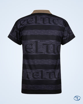 1996 Celtic Blackout Gold Detail Retro Shirt - Men's