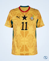 Ghana Away Semenyo 11 Shirt 2026-2027 (Official Printing) - Men's | Sant Sport
