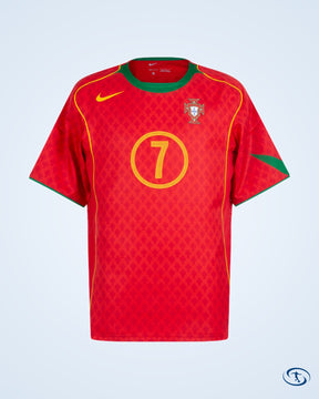 Portugal Home Figo 7 Jersey (Reissue) 2004-2005 - Men's | Sant Sport