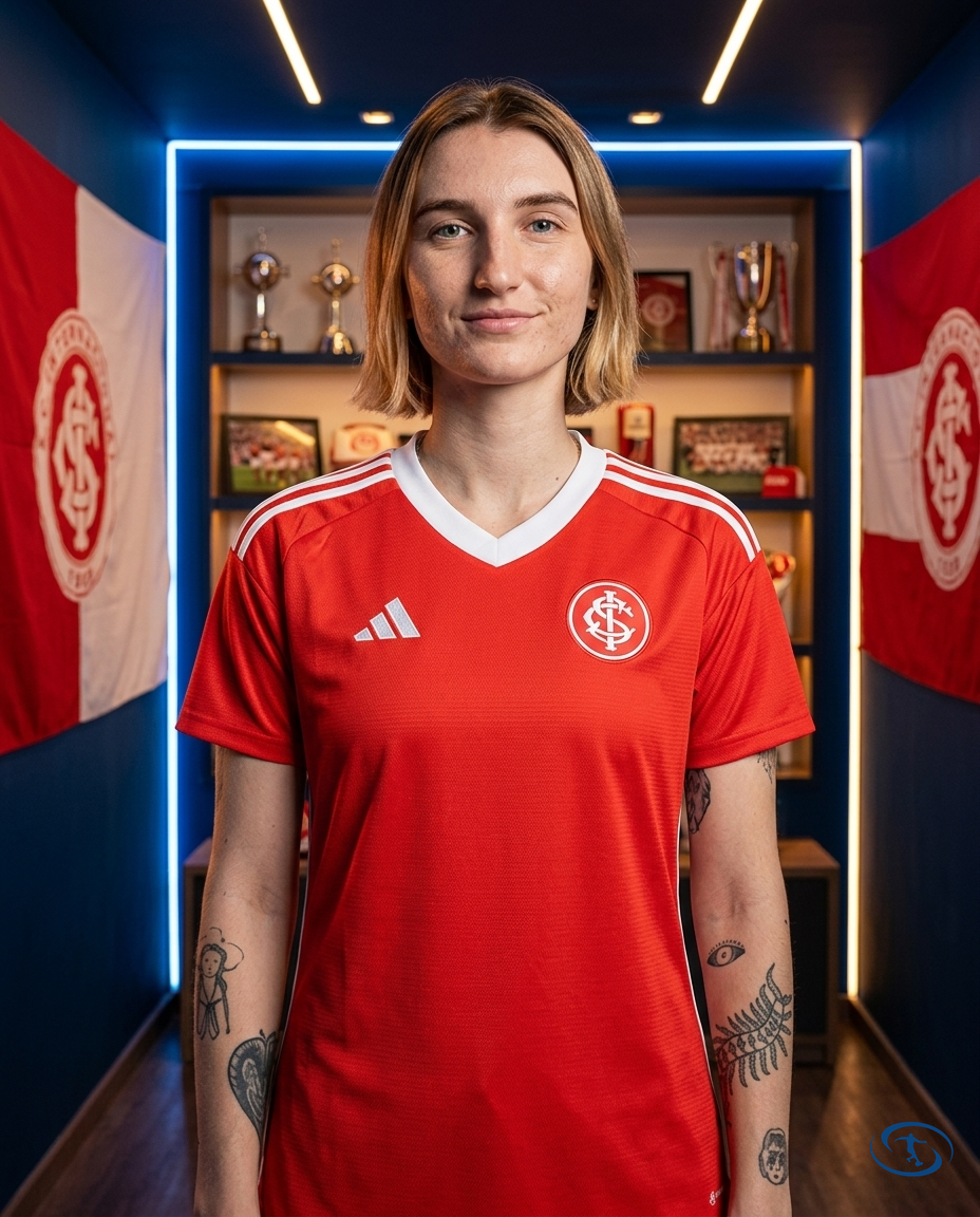 Internacional I Home Feminina 25/26- Torcedor Feminina - Vermelha - Front View | Sant Sport