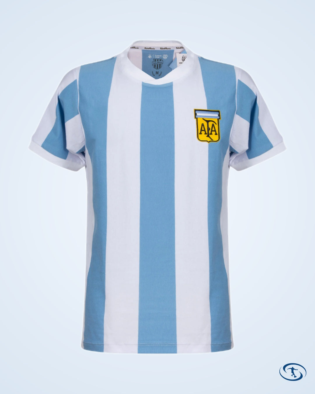 Argentina Home Retro No.10 (Kempes) Shirt 1978 (Retro Flock Printing) - Men's | Sant Sport