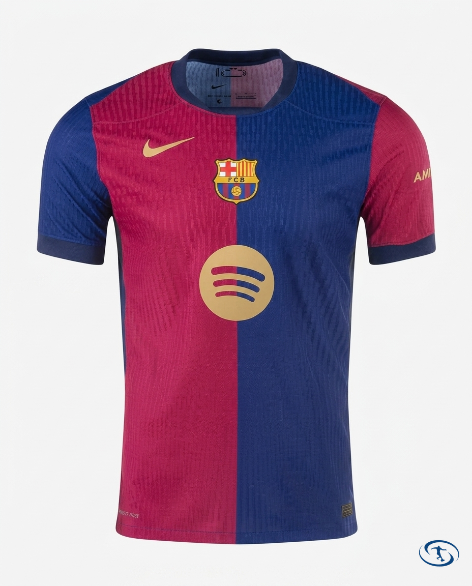 Barcelona Jersey Home com Patch Champions League 24/25 - Packshot | Sant Sport
