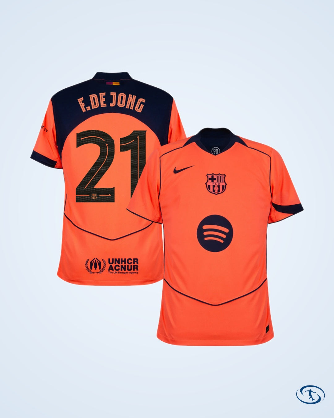 Barcelona 3rd Lewandowski 9 Shirt 2025-2026 (Champions League) - Men's