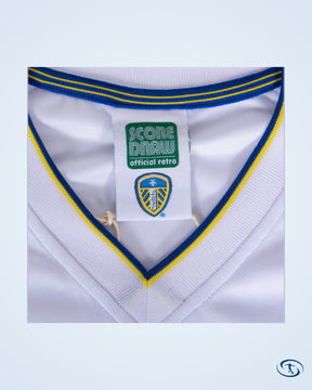 Score Draw Leeds Utd Home Retro Jersey 2000-2002 - Men's