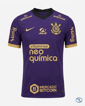 Corinthians Jersey w/ Sponsors 2021/22 Retro Nike Men's - Roxa - Packshot | Sant Sport