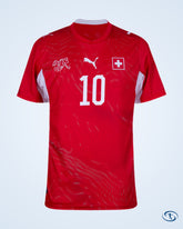 Switzerland Home KIDS Xhaka 10 Shirt 2026-2027 (Fan Style Printing) - Kids | Sant Sport