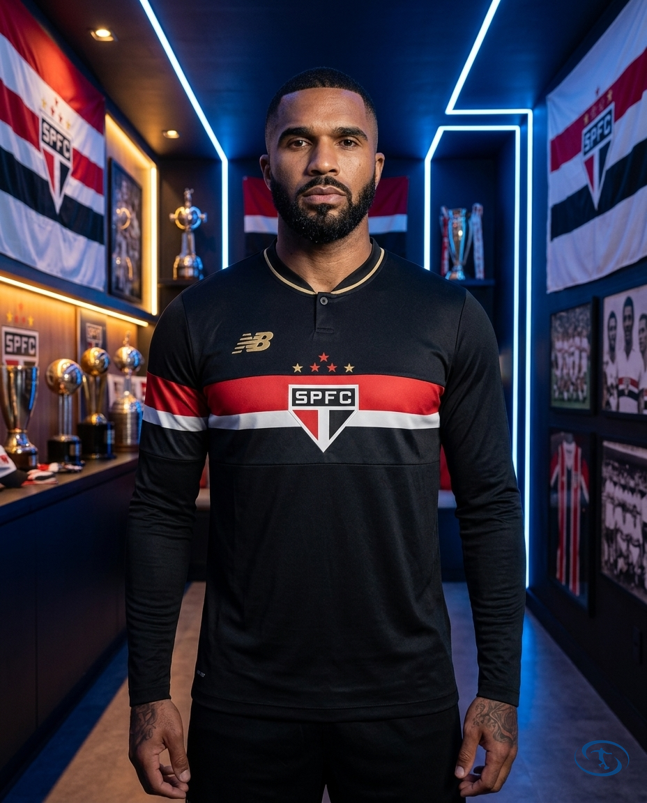 Sao Paulo FC Jersey Third 25/26 Long Sleeve New Balance - Front View | Sant Sport