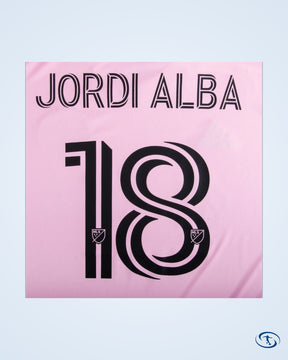 Inter Miami Home Jordi Alba 18 Jersey 2023 (Official Printing) - Men's