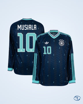 Germany Authentic Away L/S Player Number Shirt 2026-2027 (Official Printing) - Men's