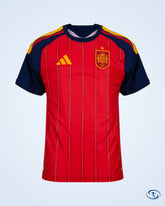 Spain Authentic Home Shirt 2026-2027 - Men's