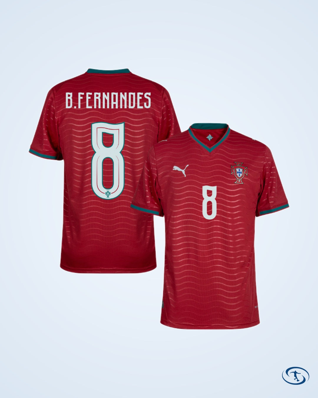 Portugal Authentic Home Shirt 2026-2027 Player Version (Official Printing)