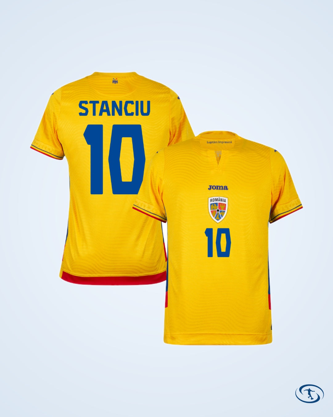 Romania Home Shirt 2025 Fan Version (Fan Style Printing)