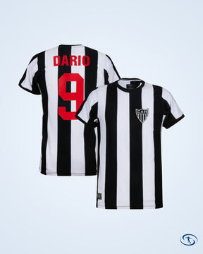 Club Atletico Mineiro Home Retro Dario 9 Shirt 1971 (Retro Flock Printing) - Men's