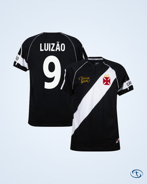 Vasco Da Gama Home Retro Luizão 9 Shirt 1998 (Retro Flock Printing) - Men's