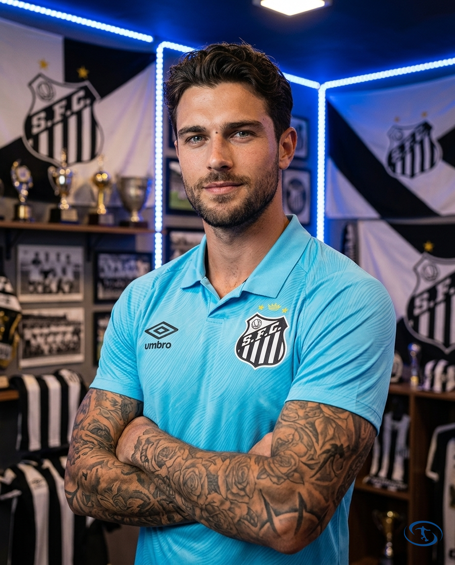 Santos Jersey Special Edition 2025/26 - Umbro Men's - Blue - Side View | Sant Sport