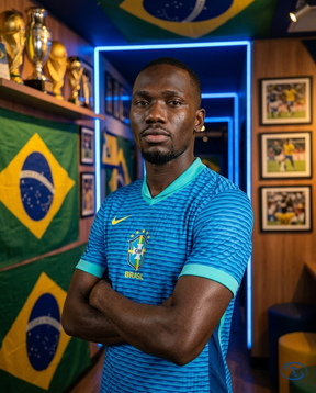 Camisa Seleção Brasileira II Away 24/25 - Torcedor Nike Masculina - Azul - Side View | Sant Sport