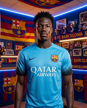 Camisa Barcelona Third Retrô 2015/16 Torcedor Nike Masculina - Azul - Front View | Sant Sport