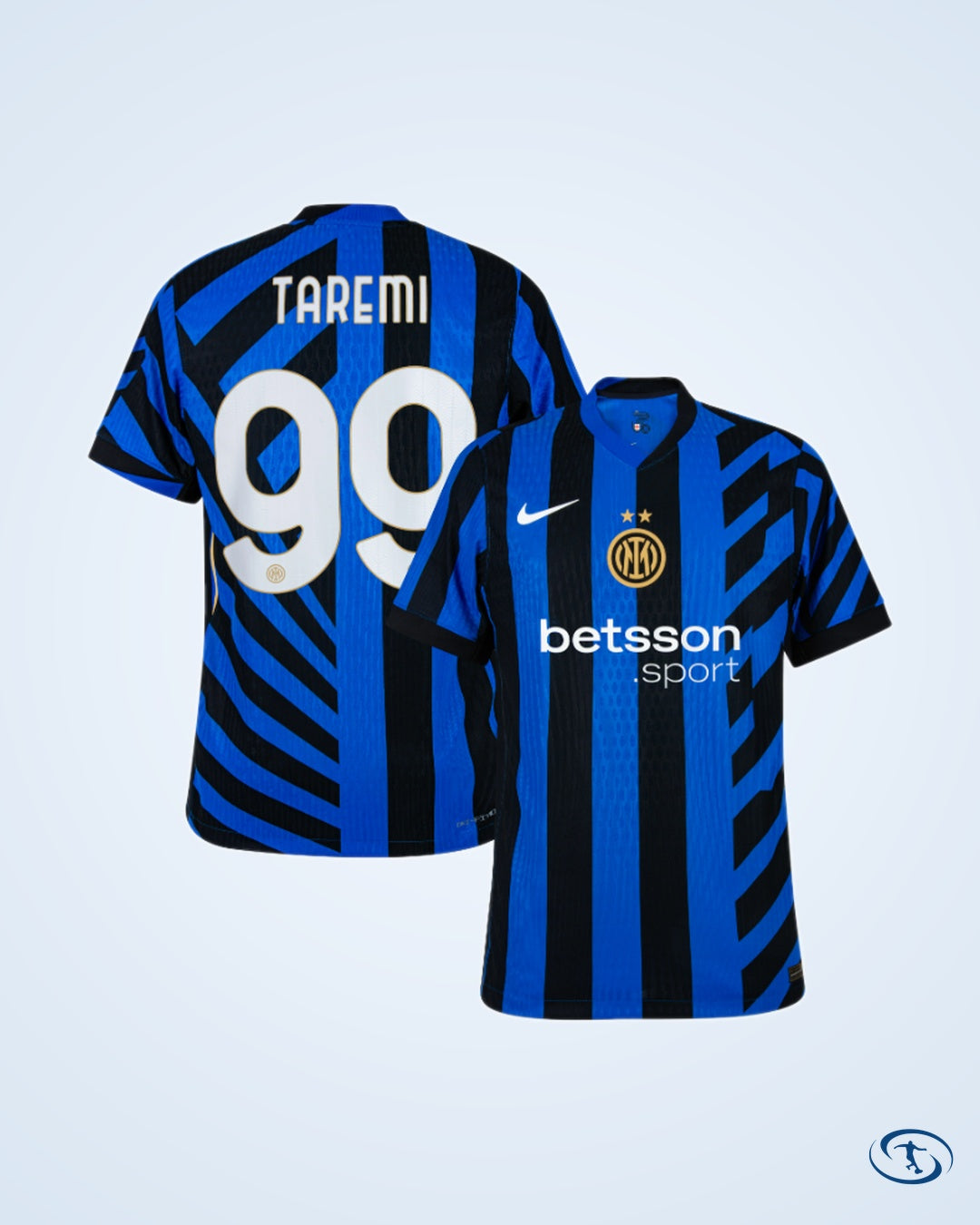 Inter Milan Home Player Number Shirt 2024-2025 (Official Printing) - Men's