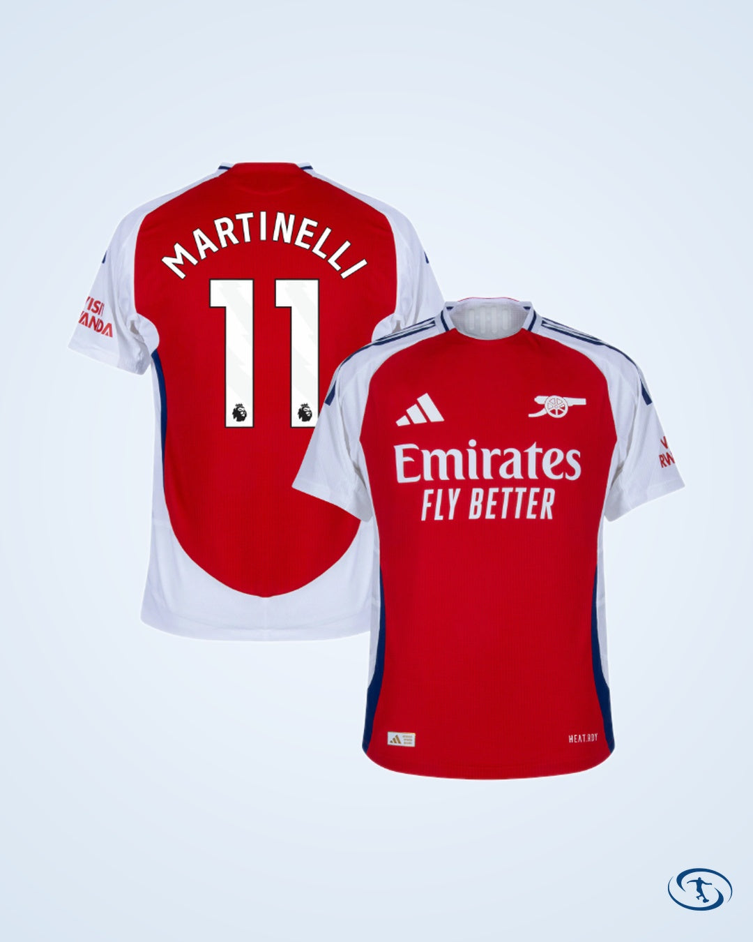 Arsenal Home Authentic Player Number Shirt 2024-2025 (Player Version) - Men's