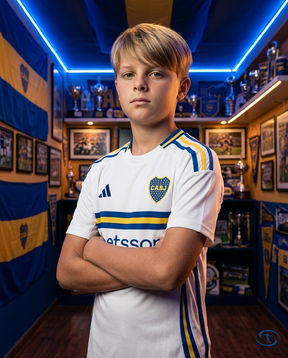 Boca Juniors Jersey Away 24/25 - Adidas Men's - White e Amarelo - Side View | Sant Sport