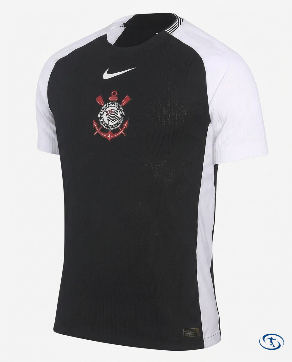 Corinthians Jersey Away 2025/26 Player Version Nike Men's - Black - Packshot | Sant Sport
