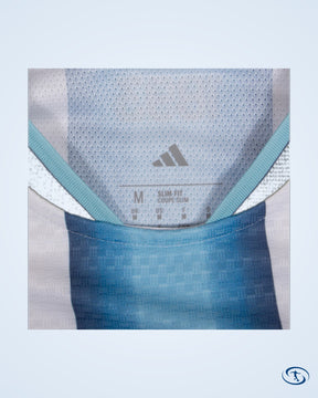 Argentina Authentic Home L/S Player Number Shirt 2026-2027 (Official Printing) - Men's