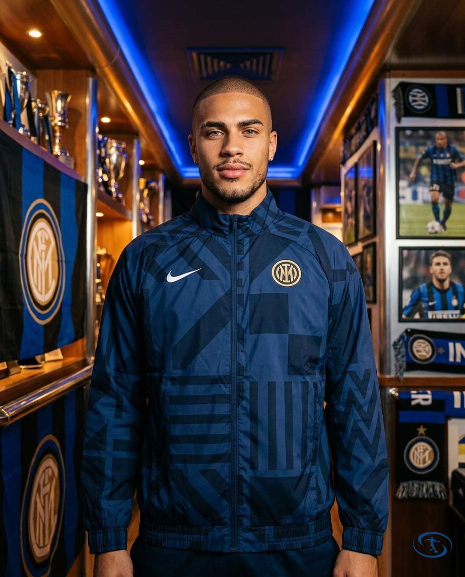 Corta Vento Inter de Milão NIke Masculino - Azul - Front View | Sant Sport