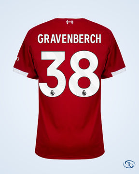 Liverpool Home Player Number Shirt 2025-2026 (Premier League) - Men's