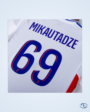 Olympique Lyon Home Mikatadze 69 Shirt 2024-2025 (Official Printing) - Men's