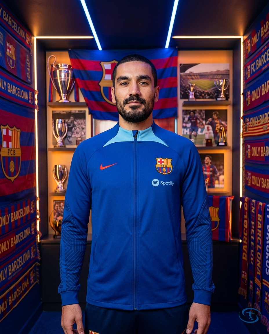 Conjunto de Treino do Barcelona 23/24 - Nike - Azul - Front View | Sant Sport
