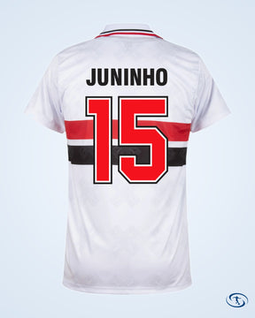 Sao Paulo Retro Home Juninho 15 Shirt 1994 (Retro Flex Printing) - Men's