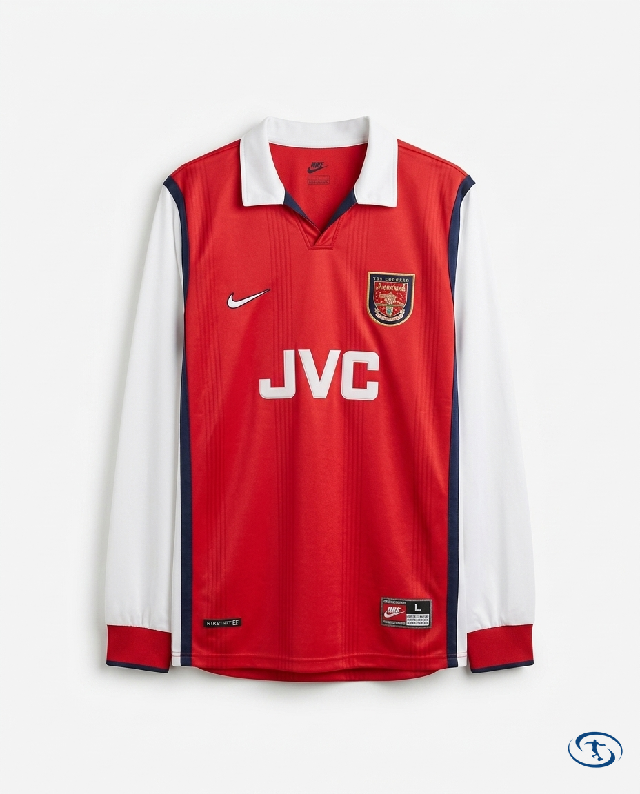 Arsenal Jersey Long Sleeve Retro 98/99 - Packshot | Sant Sport