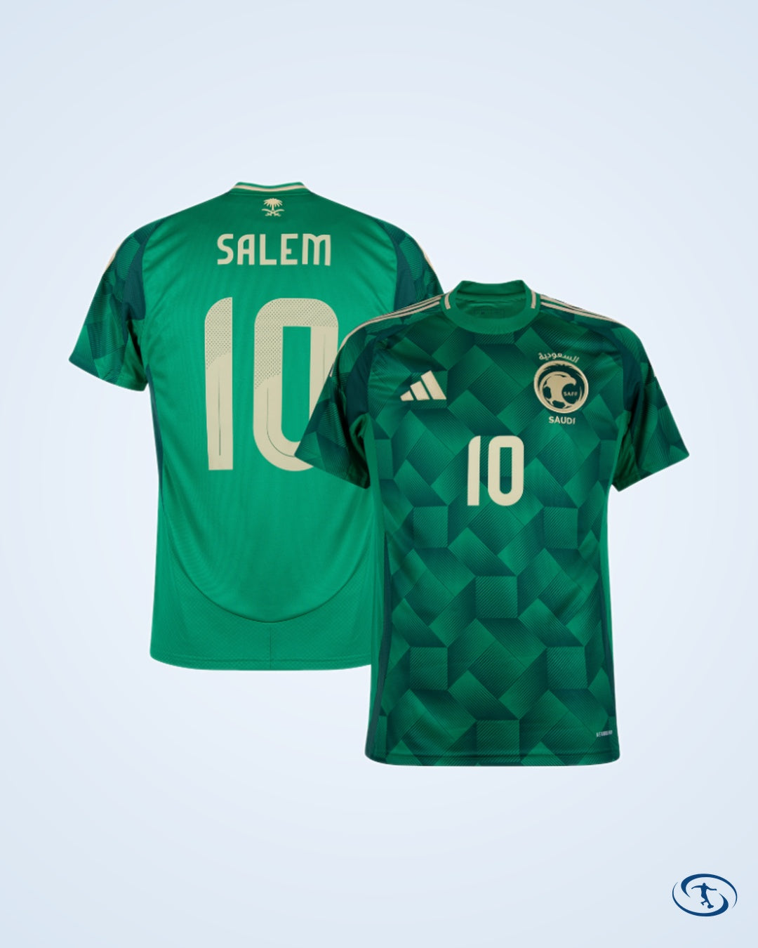 Saudi Arabia Home Salem 10 Shirt 2024-2025 (Official Printing) - Men's