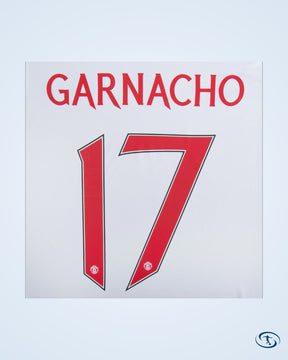 Man Utd 3rd Garnacho 17 Shirt 2024-2025 (Official Cup Printing) - Men's