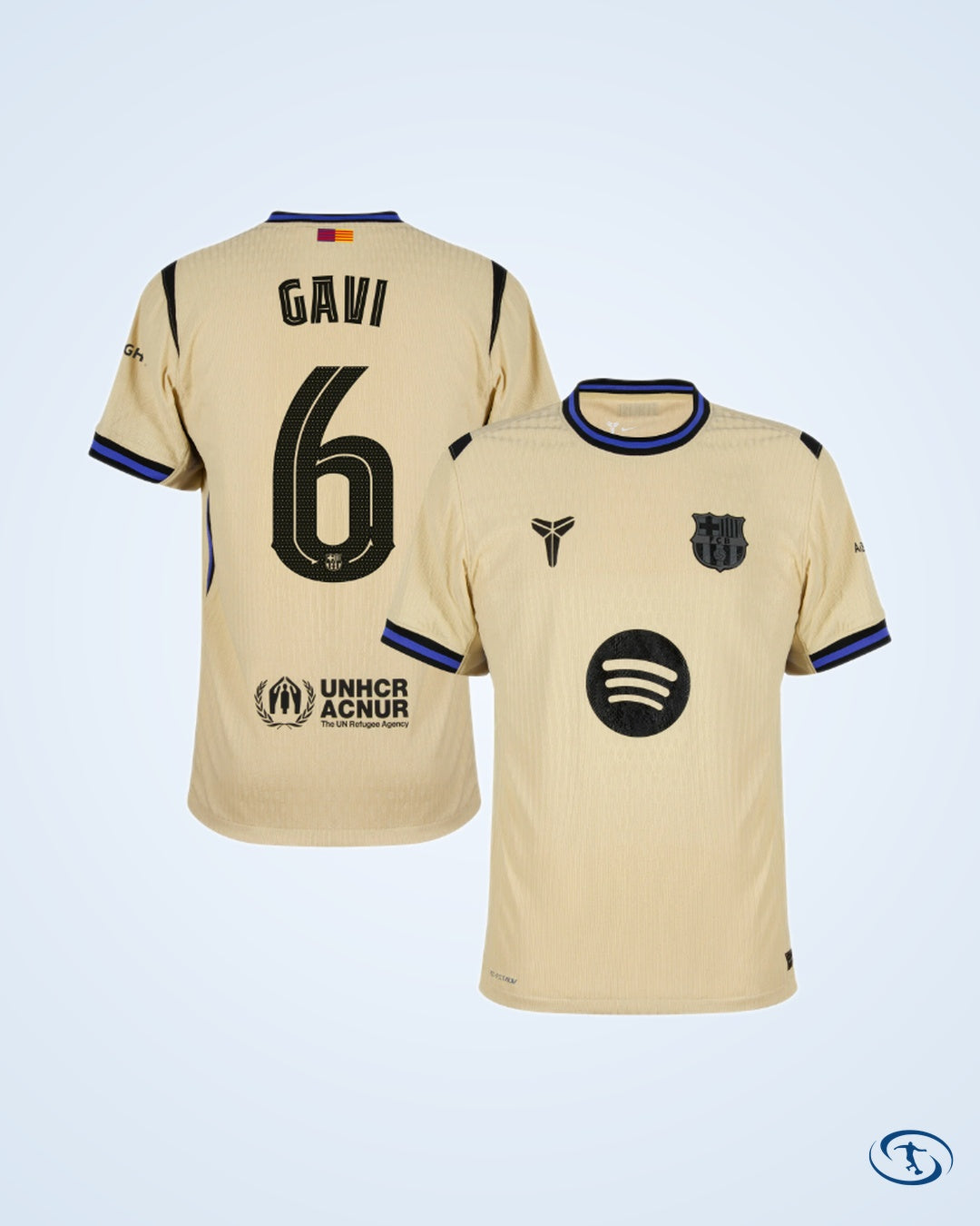Barcelona Away Player Version Shirt 2025-2026 (Champions League) - Men's