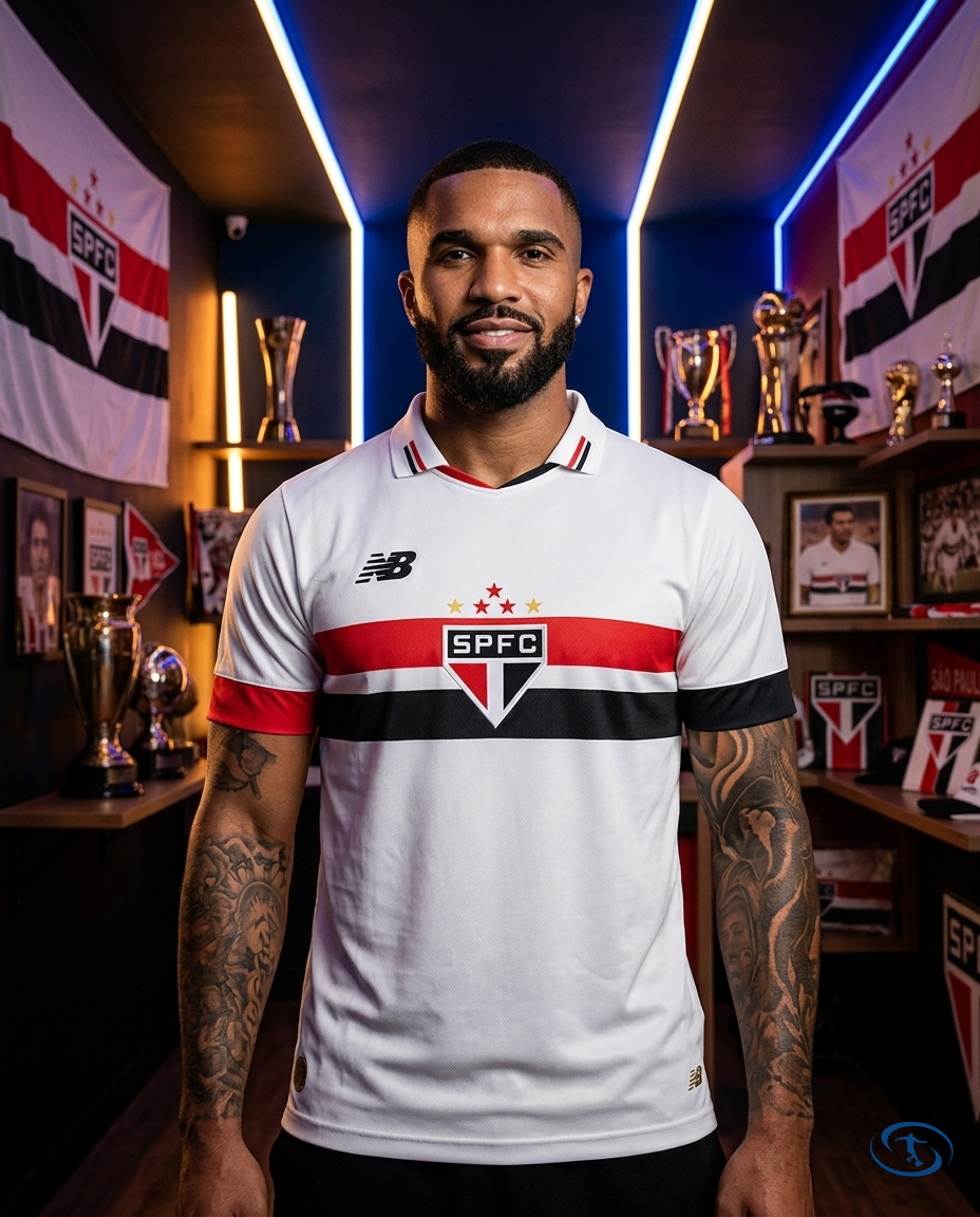 Sao Paulo FC I Jersey Home 2024 - Player Version New Balance Men's - White - Front View | Sant Sport