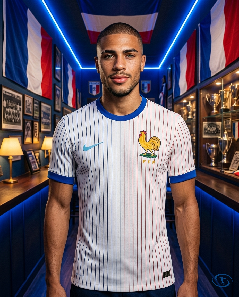 Camisa França Away 24/25 s/n° Jogador Nike Masculino - Branca - Front View | Sant Sport
