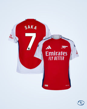Arsenal Home Authentic Player Number Shirt 2024-2025 (Player Version) - Men's