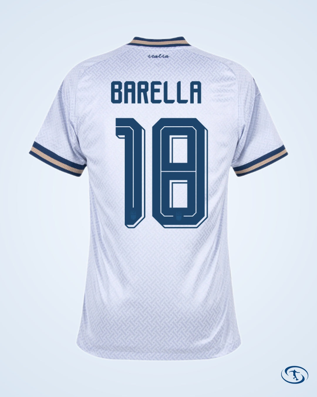 Italy Authentic Away Shirt 2026-2027 Player Version (Official Printing)