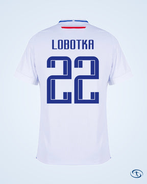 Slovakia Away Labotka 22 Shirt 2024-2025 (Fan Style Printing) - Men's