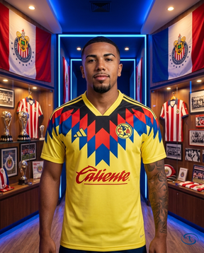 Camisa Club América I 2025/26 Torcedor Adidas Masculino - Amarelo - Front View | Sant Sport