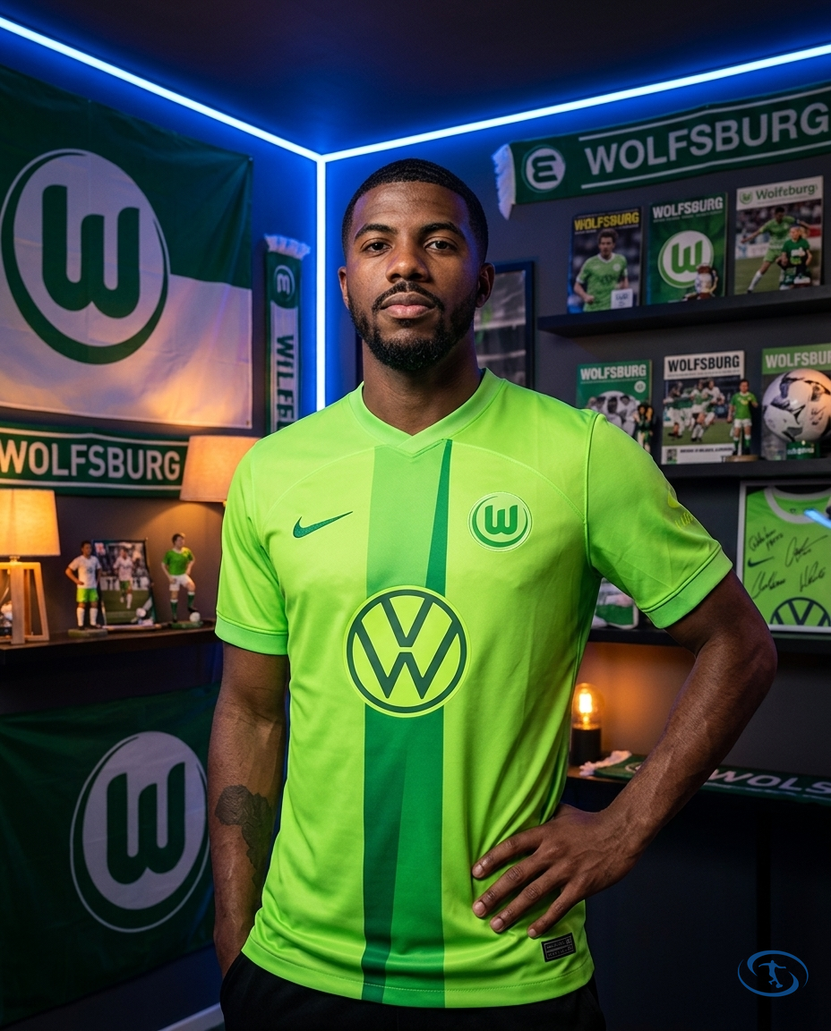 Camisa Wolfsburg Home 24/25 - Torcedor Nike Masculino - Verde - Front View | Sant Sport