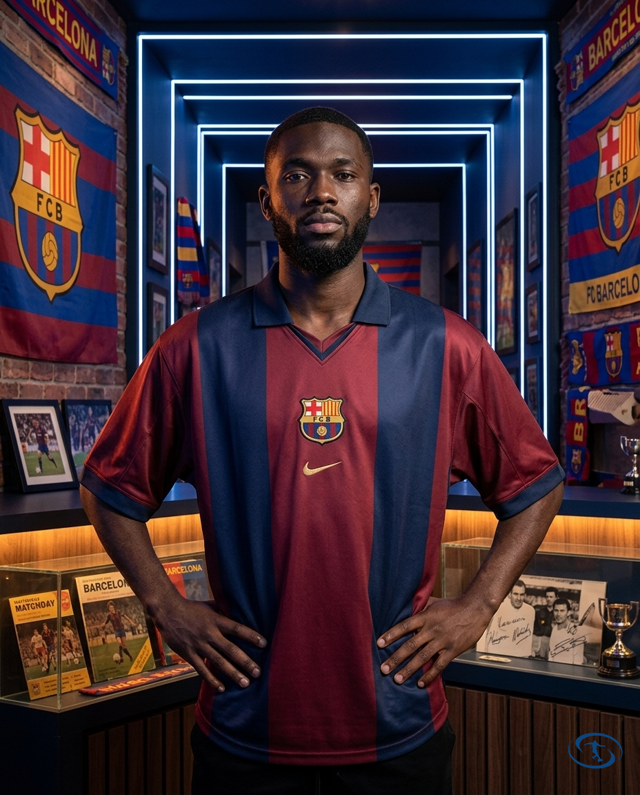 Camisa Barcelona X Travis Scott Retrô 24/25 - Torcedor Nike Masculino - Front View | Sant Sport
