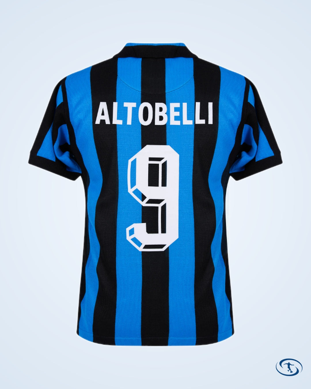 Inter Milan Home Retro Altobelli 9 Shirt 1986 (Retro Flock Printing) - Men's