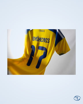 Sweden Authentic Home Shirt 2026-2027 Player Version (Official Printing)