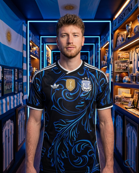Camisa Argentina Away 2026/27 Torcedor Adidas Masculino - Azul - Front View | Sant Sport