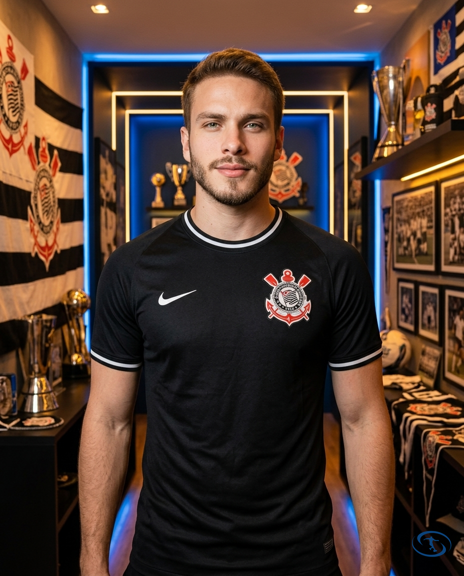 Corinthians Jersey Retro 2019 Nike - Men's Preto - Front View | Sant Sport