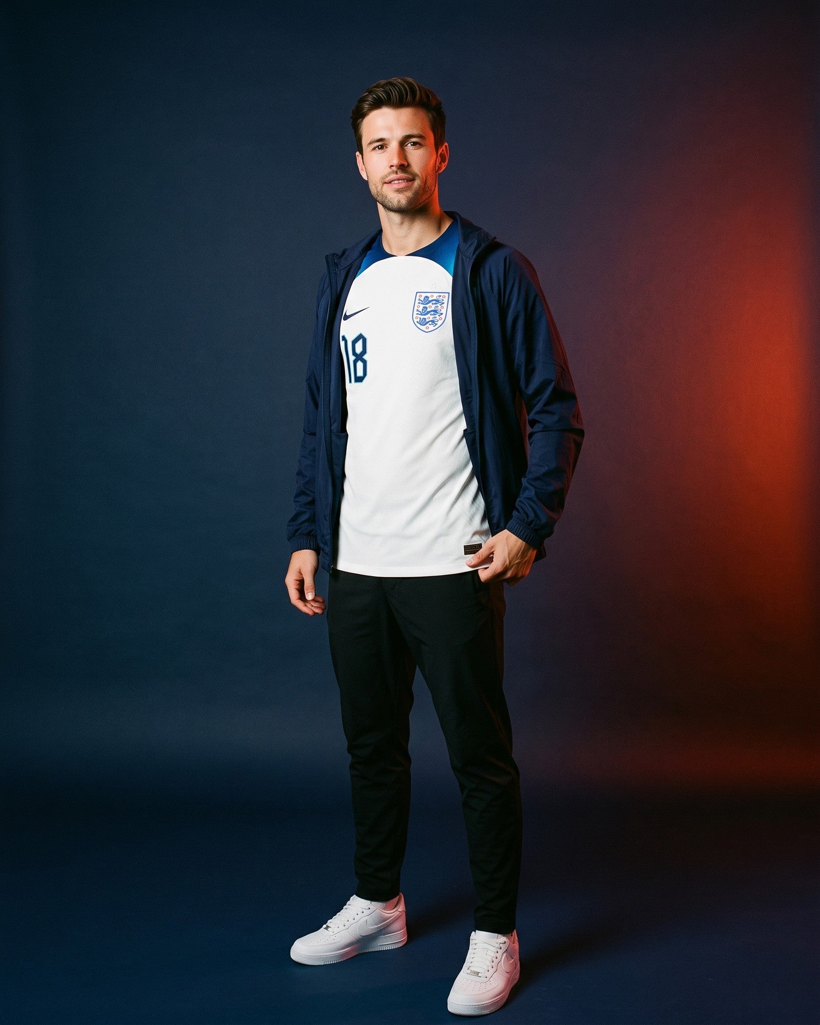 England Home Alexander-Arnold 18 Shirt 2022-2023 - Men's